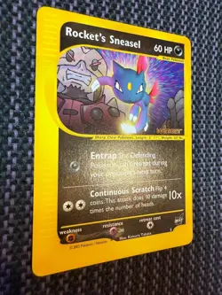 ROCKET'S SNEASEL - WINNER Stamped BEST OF GAME #5 Promo - Pokemon Card WOTC NM - Image 2