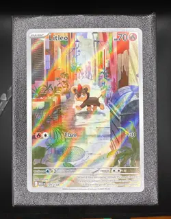 Litleo 139/132 Illustration Rare Pokemon Card Mega Evolutions IR - Image 3