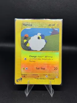 Pokemon TCG Mareep Aquapolis Base Set Reverse Holo Card 93/147 WOTC E-Reader - Image 1