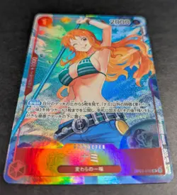 Nami OP01-016 [PAR] Parallel R - One Piece Card ROMANCE DAWN Japanese NM - Image 4