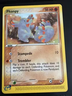 Phanpy 62/109 Common - ex Ruby & Sapphire Pokemon Card - LP/NM - Image 1