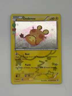 Pokemon TCG Dedenne Generations Radiant Collection Uncommon Card RC10/RC32 Holo - Image 1
