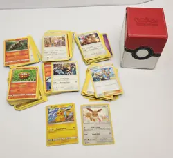 Pokemon Trading Card Game 196 Cards & Ultra Pro Case - Image 1