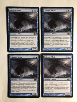 4x Core Set 2014 M14 Colossal Whale EX Magic The Gathering Mtg - Image 1