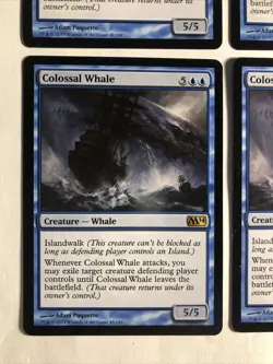 4x Core Set 2014 M14 Colossal Whale EX Magic The Gathering Mtg - Image 2