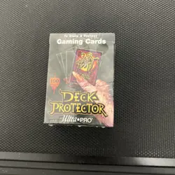 Deck Protector Ultra Pro 100 Clear Sleeves New Sealed Joker Box 1995 Vintage - Image 1