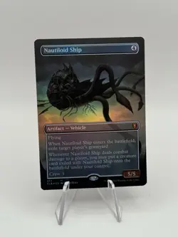MTG Nautiloid Ship 373 Borderless Foil - Commander Battle for Baldur's Gate - Image 1