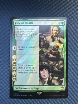 MTG City of Death (Surge Foil) - Universes Beyond: Doctor Who (WHO) NM Foil - Image 1