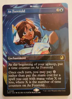 As Foretold (Anime Borderless) Wilds of Eldraine: Enchanting Tales Rare Regular - Image 1