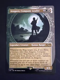 1x Aragorn, Company Leader (316) LTR LP MTG Magic the Gathering x1 MKE - Image 1
