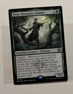 MTG Magic The Gathering Nissa, Resurgent Animist *NP - Image 1