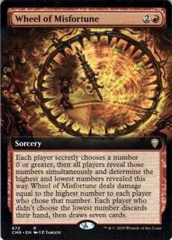 MTG Wheel of Misfortune (Extended Art) (672) | NM | Commander Legends (CMR) - Image 1