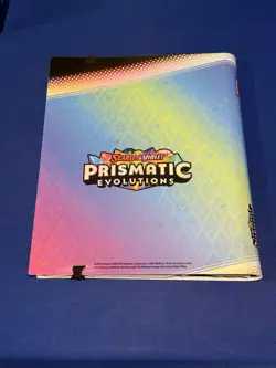 POKEMON PRISMATIC EVOLUTIONS COLLECTOR BINDER *NEW* **NO PACKS** - Image 2
