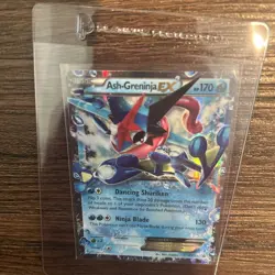 Pokemon TCG Ash-Greninja EX XY133 Blackstar Promo 2016 LP - Image 3