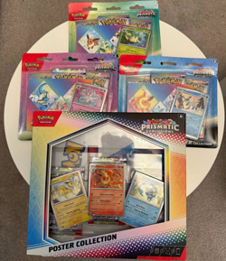 Pokemon - Prismatic Evolutions Full Tech Sticker and Poster Collection Box - Image 1