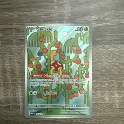 Shuckle 136/132 - ME01: Mega Evolution Pokemon Illustration Rare Holo NM - Image 1