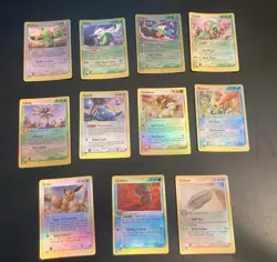 Lot of *11* 2003 Pokemon/EXsandstorm REV HOLOS 3,11,18,19,21,31,42,44,45,63 NM+ - Image 1