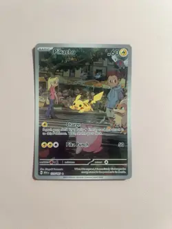 Pokemon Pikachu 173/165 Sv: Scarlet & Violet 151 Holo Illustration Rare Base Set - Image 1