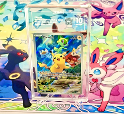 2023 Pokemon S&V Paldea Evolved ETB - Pikachu Black Star Promo #027 TAG 10 - PSA - Image 1