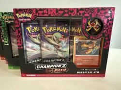 NEW SEALED Pokemon TCG Champion’s Path Gym Pin Collection Set of Six 👀BEAUTIFUL - Image 3