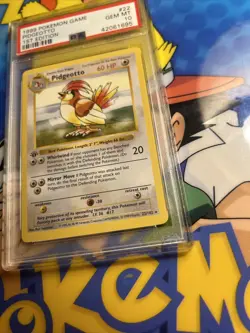 PSA 10 Gem Mint Pidgeotto 22/102 Base Set 1st Edition Shadowless Pokemon ENGLISH - Image 5