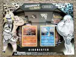Pokemon TCG: CHAMPION'S PATH Special Pin COLLECTION Box Circhester 5 Packs - NEW 820650807411 - Image 1