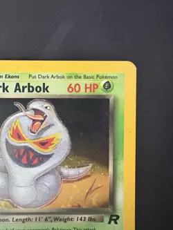 Pokemon Vintage Dark Arbok Holo Rare TCG Card 2/82 WotC - Image 3