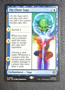 x1 The Clone Saga R MTG Marvel's Spider-Man M/NM, English Magic Card - Image 1