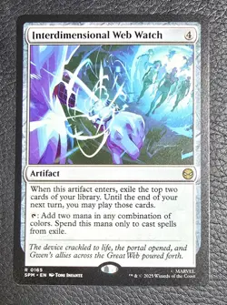 Interdimensional Web Watch 0165 MTG Magic Marvel's Spider-Man Magic Card - Image 1