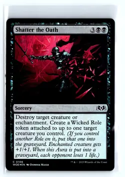 FOIL Shatter the Oath Wilds of Eldraine - MTG Magic the Gathering Card - Image 1