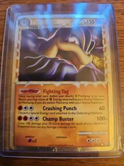 Pokemon TCG Card HGSS Triumphant Machamp Prime 95/102 Holo Ultra Rare - Image 1