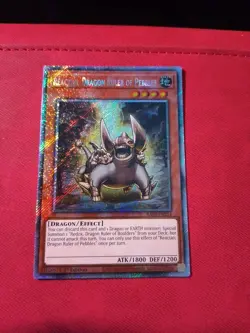 Reactan, Dragon Ruler of Pebbles Platinum Secret Rare RA03-EN254 Yugioh TCG Card - Image 1