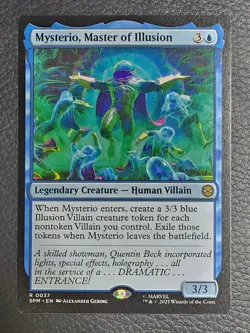 MTG, Mysterio, Master of Illusion 37 NM Marvel's Spider-Man Regular Magic Card - Image 1