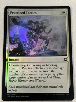 Practiced Tactics (C) (Foil) 032/280 MTG Zendikar Rising ZNR - Image 1