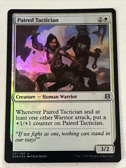 Paired Tactician (U) (Foil) 031/280 MTG Zendikar Rising ZNR - Image 1