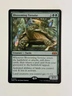 Blossoming Tortoise Wilds of Eldraine Magic the Gathering MTG - Image 1