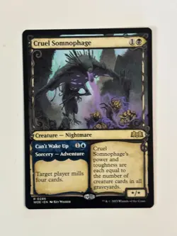 Cruel Somnophage (Showcase) Wilds of Eldraine Magic the Gathering MTG - Image 1