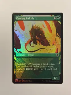 Canopy Baloth (Showcase) Zendikar Rising Foil Magic the Gathering MTG - Image 1