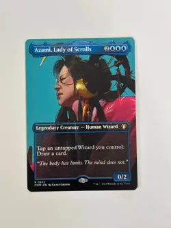 Azami, Lady of Scrolls (Borderless) Commander Masters Magic the Gathering MTG - Image 1