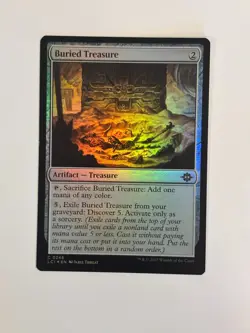 Buried Treasure The Lost Caverns of Ixalan Foil Magic the Gathering MTG - Image 1