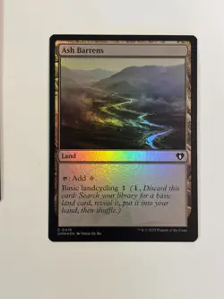 Ash Barrens Commander Masters Foil Magic the Gathering MTG - Image 1