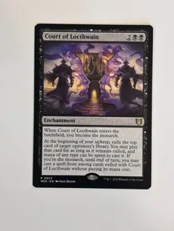 Court of Locthwain Commander: Wilds of Eldraine Magic the Gathering MTG - Image 1