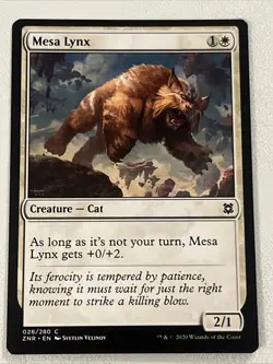 Mesa Lynx (C) 028/280 MTG Zendikar Rising ZNR - Image 1