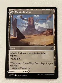 Makindi Stampede/Makindi Mesas (U) 026/280 MTG Zendikar Rising ZNR - Image 2