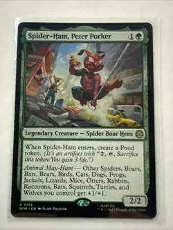 MTG Spider-Ham, Peter Porker 0114 Regular Marvel's Spider-Man NM SPM - Image 1