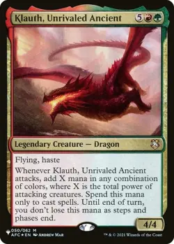 Klauth, Unrivaled Ancient - The List Mystery Booster NM, English MTG Regular - Image 1