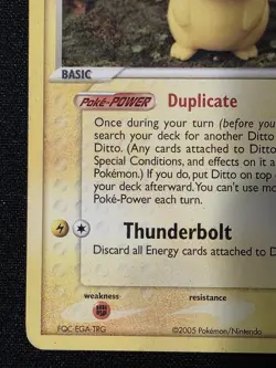 Pokemon TCG: Ditto Pikachu 39/113 Uncommon 2005 EX Delta Species LP - Image 4