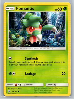 Fomantis #14/149 SM Base Set Common - Pokemon Cards G9 - Image 1