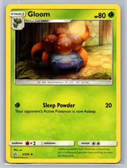 Gloom #3/236 SM - Cosmic Eclipse Uncommon - Pokemon Cards G11 - Image 1