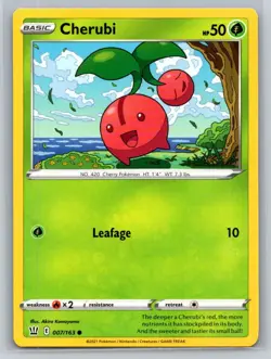 Cherubi #007/163 SWSH05: Battle Styles Common - Pokemon Cards G10 - Image 1